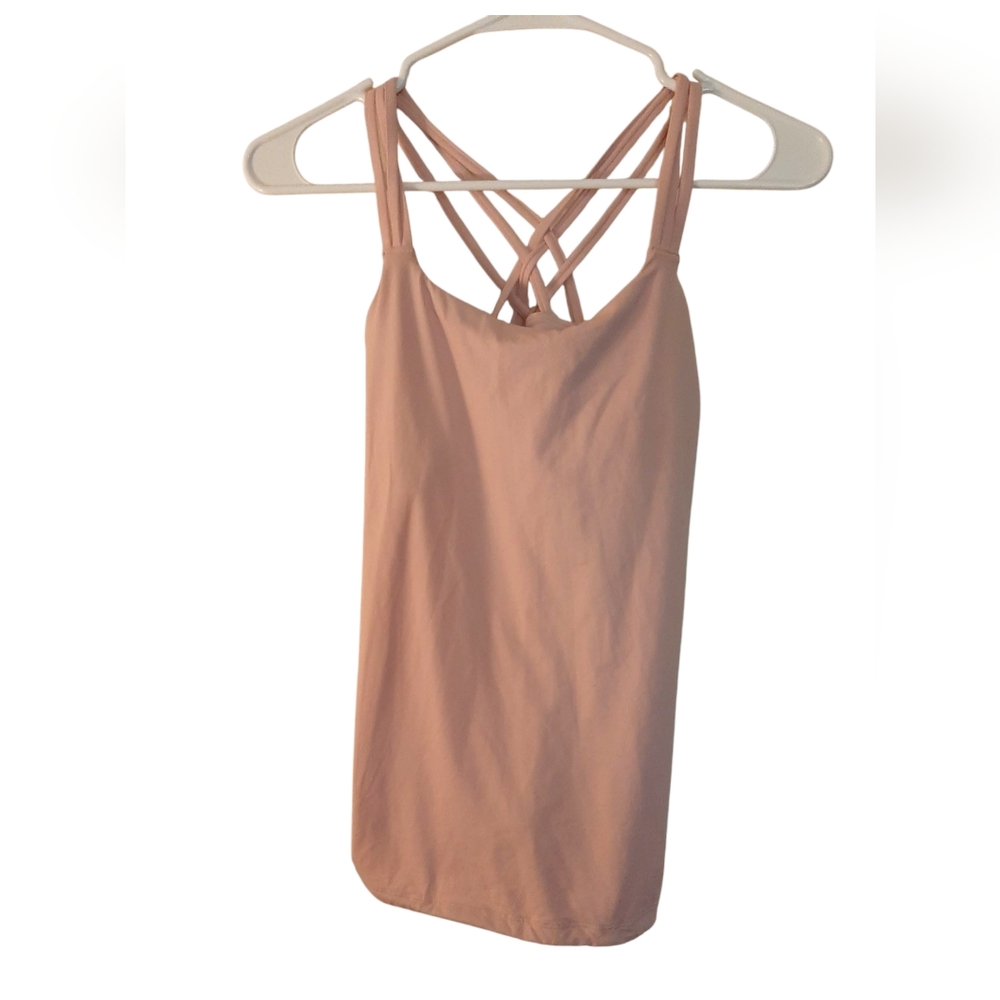 Women's Athleta Pink Strappy Top